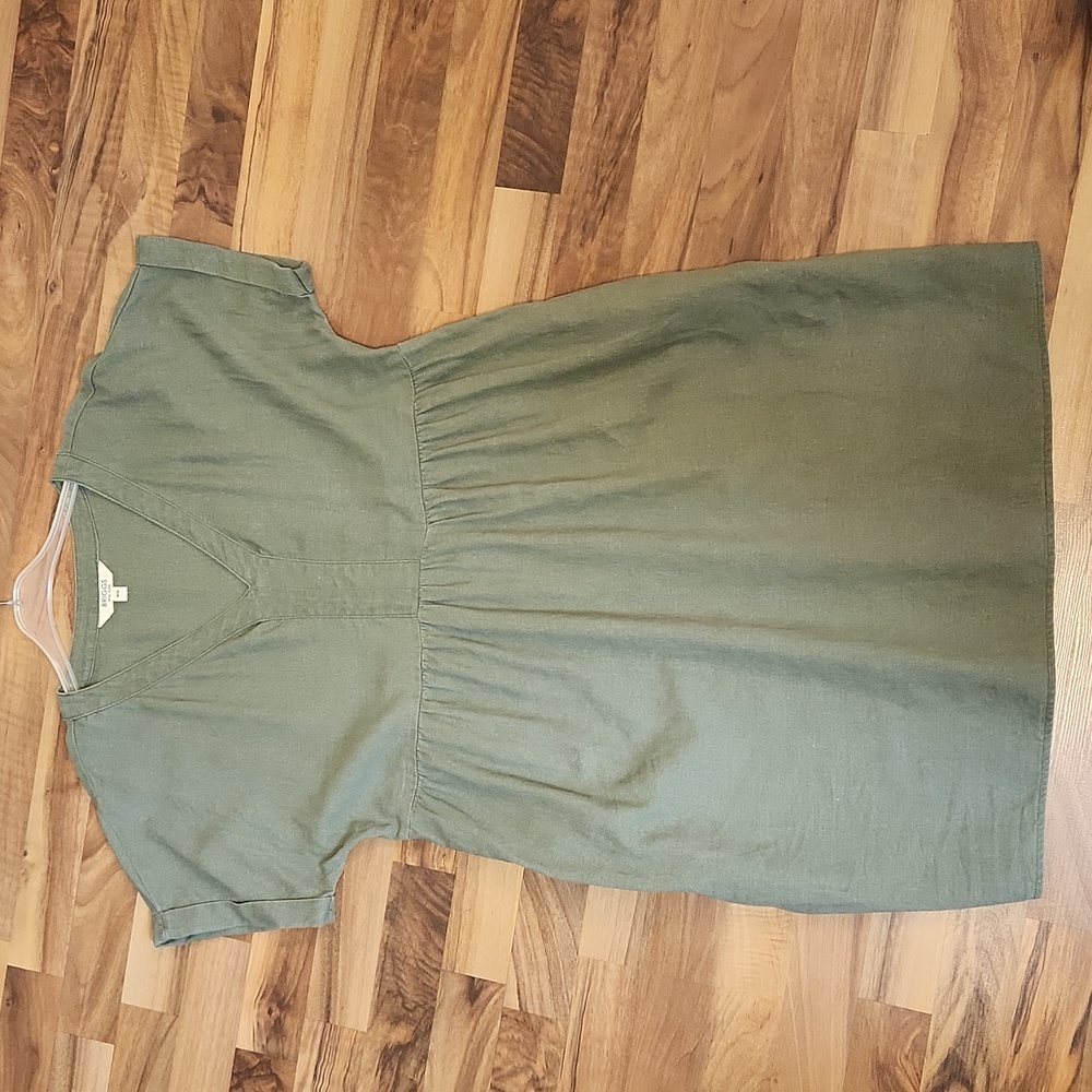 Linen blend dress